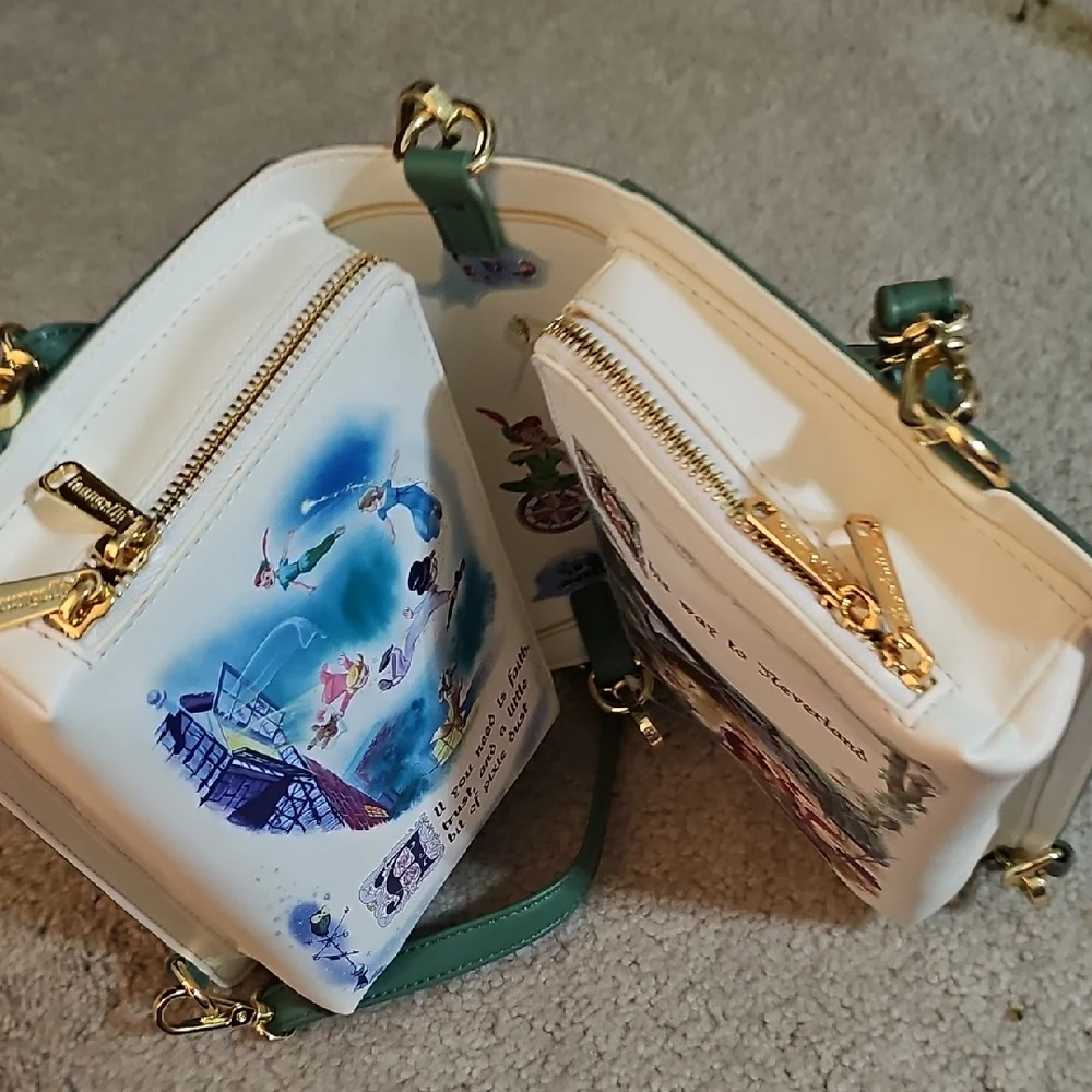 Green Peter Pan Crossbody Bag - Picture 7 of 9